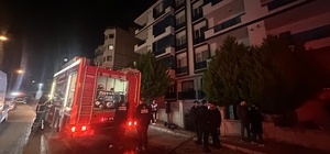 Samsun'da çıkan yangında 2 daire kullanılamaz hale geldi