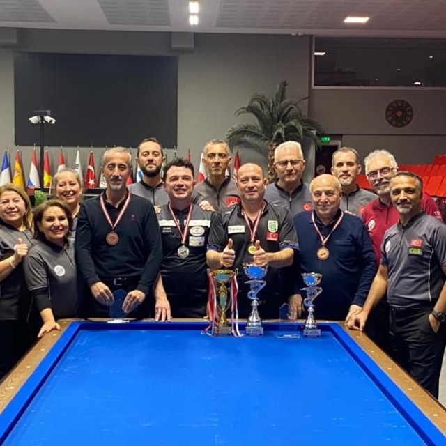 Türkiye Artistik Bilardo Şampiyonası'nın final etabı Ankara'da yapıldı