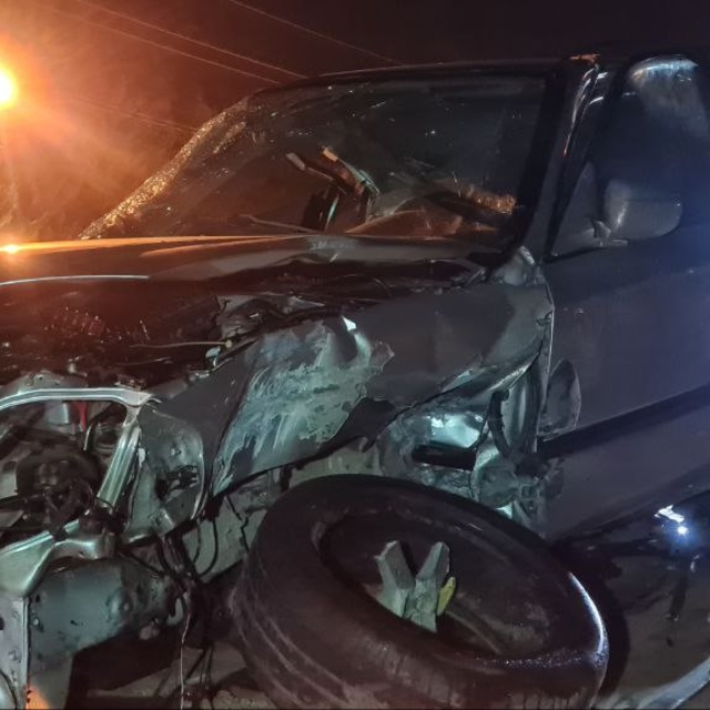 İznik'te elektrik direğine çarpan otomobilin sürücüsü yaralandı