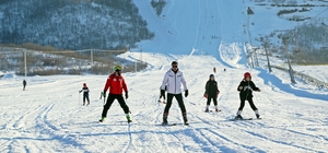 Tunceli´de kayak sezonu erken açıldı