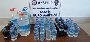 Konya'da sahte içki operasyonunda 3 şüpheli yakalandı