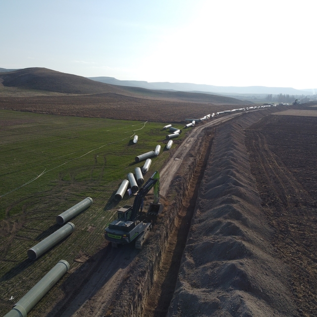 Yukarı Sakarya İlyaspaşa Sulaması'nda çalışmalar devam ediyor