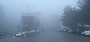 Gerede'de sis etkili oldu