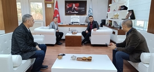 Hasankeyf Kaymakamı İmrak'tan DSİ 16. Bölge Müdürü Aksoy'a ziyaret