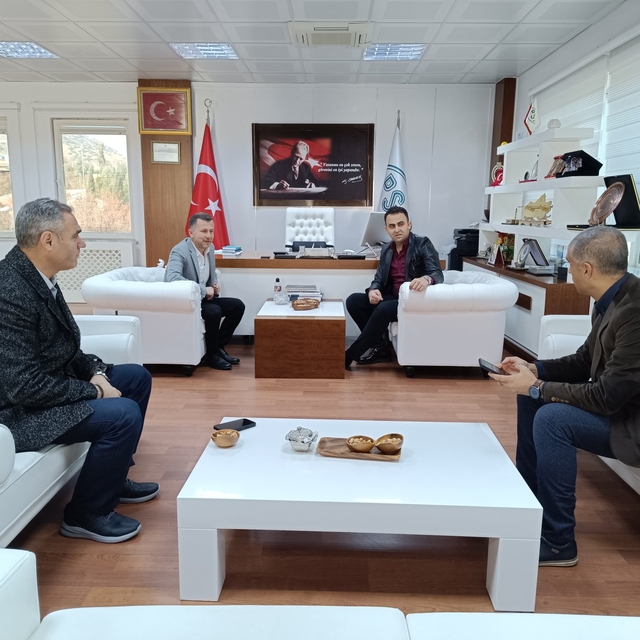 Hasankeyf Kaymakamı İmrak'tan DSİ 16. Bölge Müdürü Aksoy'a ziyaret