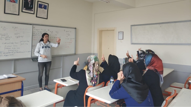 Yerköy'de işaret dili kursu devam ediyor