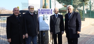 Prof. Dr. Ruşen Keleş'in ismi Yahşihan'da bir sokağa verildi