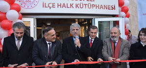 Yeni Yusufeli yerleşim yerinde yaptırılan Halk Kütüphanesi açıldı