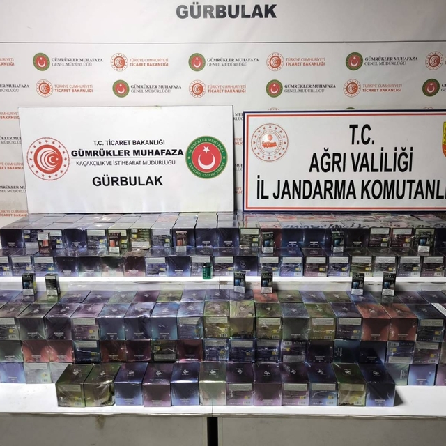 Ağrı'da sigara kaçakçılığı operasyonunda 3 şüpheli yakalandı