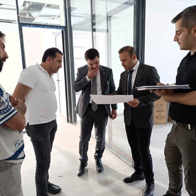 Gürün Kaymakamı Sarı, Hükümet Konağı inşatını inceledi