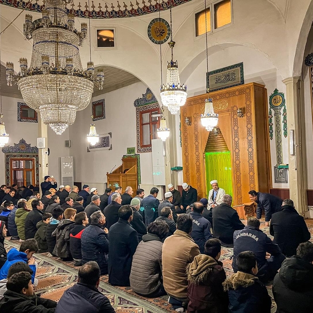 Pazar ilçesinde şehitler için sabah namazında buluşma etkinliği düzenlendi