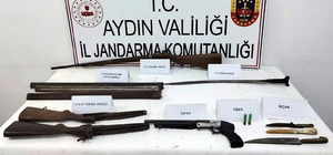 Aydın'da Osmanlı dönemine ait kılıç ele geçirildi