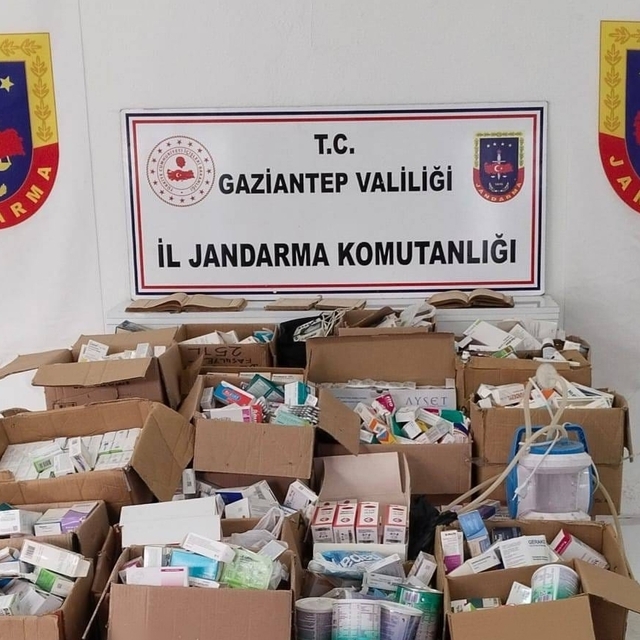 Gaziantep'te kaçak 6 bin 850 ilaç ve tıbbi malzeme ele geçirildi