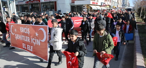 Van'da "Şehitleri Anma ve Teröre Lanet" yürüyüşü düzenlendi