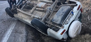 Göynük'te devrilen cipin sürücüsü yaralandı