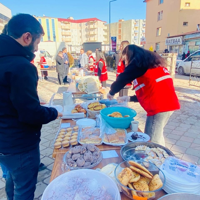 Ağrı'da Gazze ile dayanışma kermesi düzenlendi
