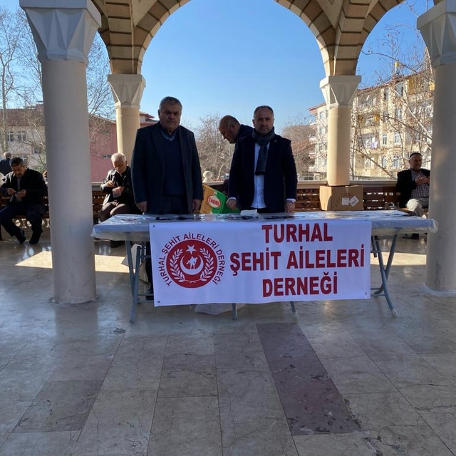 Turhal'da şehitler için mevlit okutuldu