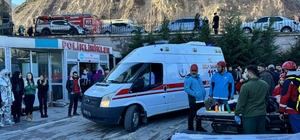 Artvin'de hastanede yangın tatbikatı yapıldı