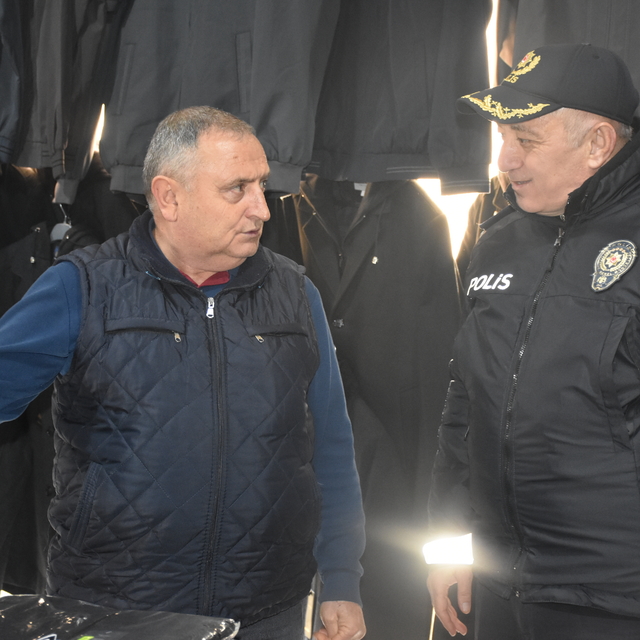 İzmir Emniyet Müdürü Celal Sel, Kemalpaşa'da incelemelerde bulundu