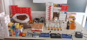Trabzon'da sahte içki ve tütün operasyonunda 2 kişi yakalandı