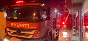 Aydın'da gıda imalathanesinde çıkan yangın söndürüldü