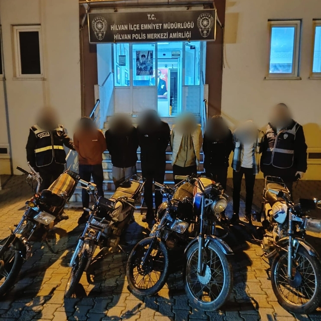Şanlıurfa'da motosiklet hırsızlığı şüphelisi 5 kişi yakalandı