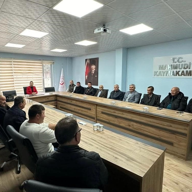 Mahmudiye ilçesinde muhtarlar buluştu