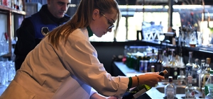 Konyaaltı'ndaki işletmelere yılbaşı denetimi yapıldı