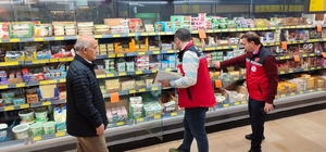 Karamürsel'de yılbaşı öncesi iş yerleri ve marketler denetlendi