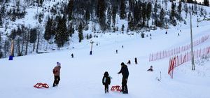 Artvin'deki Atabarı Kayak Merkezi'nde sezon açıldı