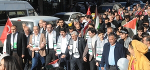 İsrail'in Gazze'ye saldırılarına Şırnak'ta tepki gösterildi