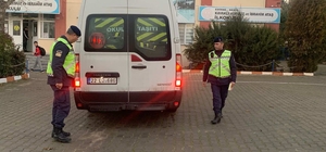 Edirne'de okul servisleri denetlendi