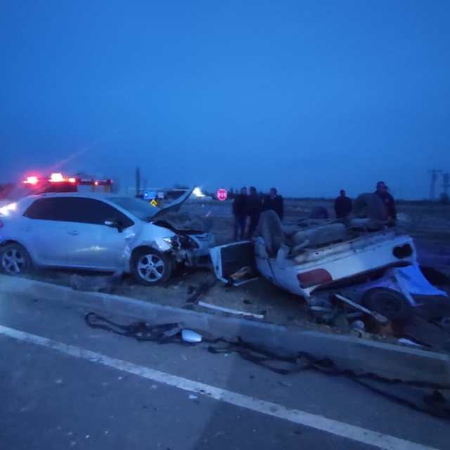 Konya'daki trafik kazasında 1 kişi öldü, 1 kişi yaralandı