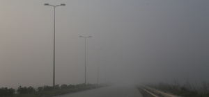 Hatay'da sis nedeniyle görüş mesafesi düştü