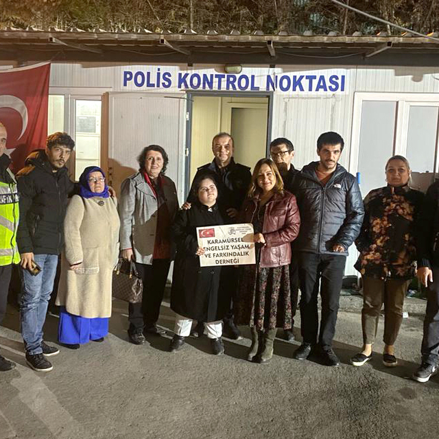 Karamürsel'de yeni yıla görevi başında giren personele ziyaret