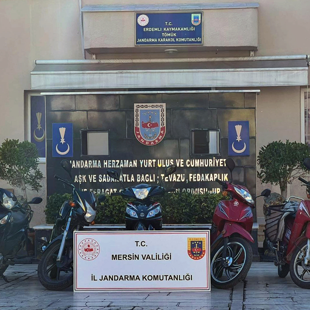 Mersin'de 5 motosiklet çaldığı iddia edilen şüpheli yakalandı