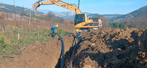 Geyve'de iki mahallenin içme suyu ihtiyacı 4 bin metrelik hatla sağlanacak