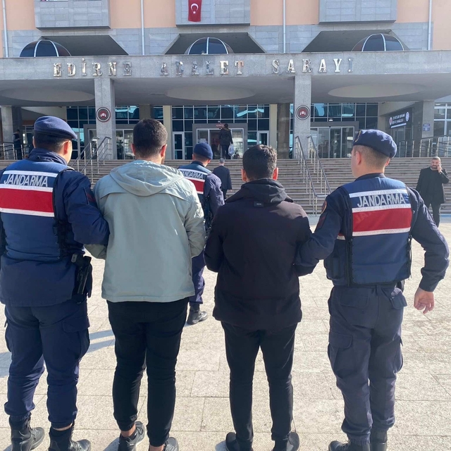 Edirne'de marketten hırsızlık yapan 2 şüpheli yakalandı