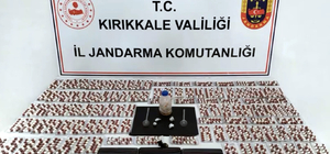 Kırıkkale'de elektrikli sobanın içerisine gizlenmiş sentetik hap ve esrar ele geçirildi