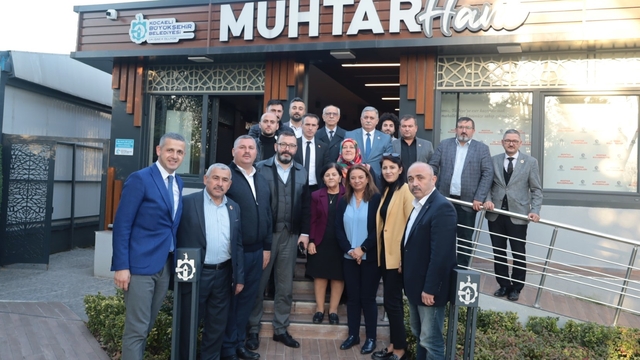 Kocaeli'de muhtarlardan depremin vurduğu Hatay'da yapılacak okul için bağış seferberliği