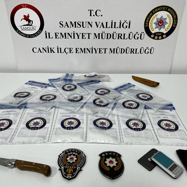 Samsun'da uyuşturucu operasyonunda 3 şüpheli yakalandı