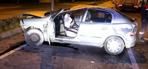 Samsun'da devrilen otomobilin sürücüsü öldü