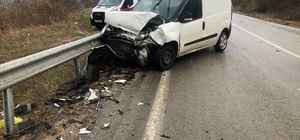 Tokat'ta zincirleme trafik kazasında 2 kişi yaralandı