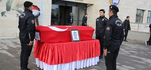 Afyonkarahisar'da vefat eden polis memuru için tören düzenlendi