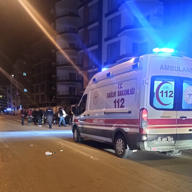 Samsun'da motosikletin çarptığı kadın ağır yaralandı