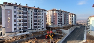Doğanşehir'de deprem konutlarından 350'si ay sonuna yetiştirilecek