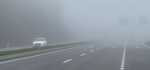 Bartın'da yoğun sis, ulaşımı olumsuz etkiledi