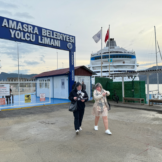 Amasra'ya 2023'te kruvaziyerle 17 bin Rus turist geldi