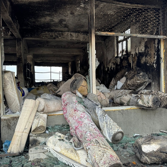 Adıyaman'da iş yerinde çıkan yangını söndürüldü