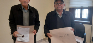 Beypazarı'nda seçmen listeleri mahalle muhtarlarına teslim ediliyor